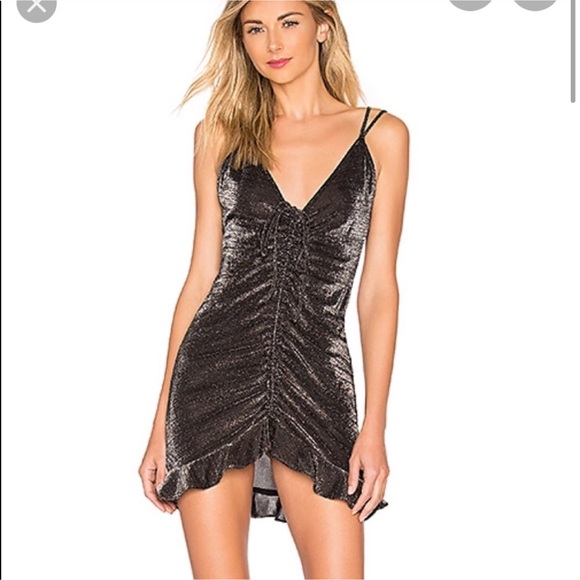 NWT For Love and Lemons Baccarat Dress in Galaxy - Picture 4 of 7